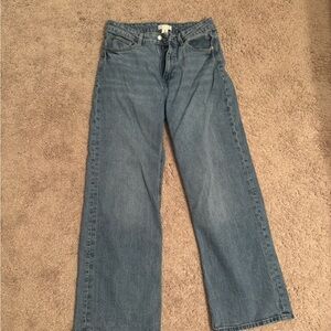 H&M Light Blue Wide Leg Jeans